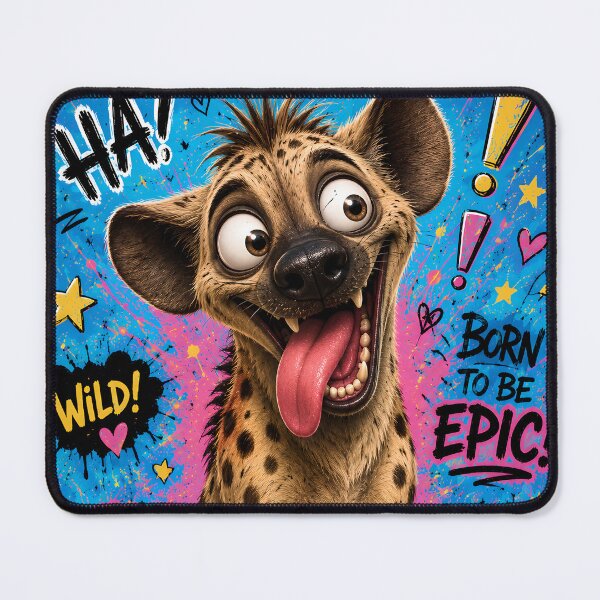 Item preview, Wacky Wild Hyena Graffiti Pop Art designed and sold by Rohan132.