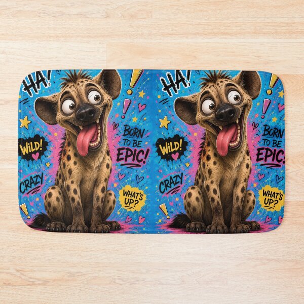 Item preview, Wacky Wild Hyena Graffiti Pop Art designed and sold by Rohan132.