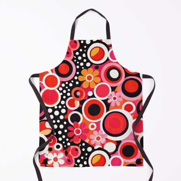 Item preview, 60s Mod Bold Geometric Retro Flower Pattern designed and sold by Ela Design Studio .