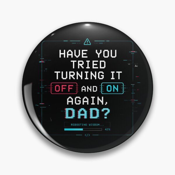 Item preview, Have You Tried Turning It Off And On Again Dad T-Shirt | Funny Tech Support Dad Gamer Tee designed and sold by FestivityFinds.