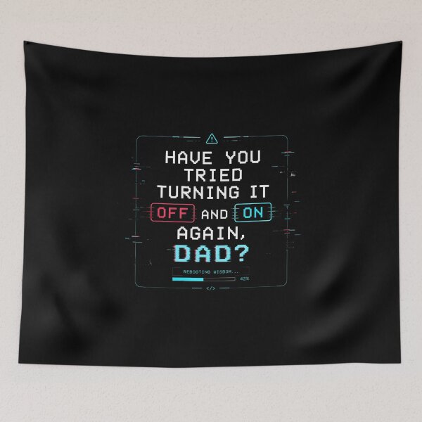 Item preview, Have You Tried Turning It Off And On Again Dad T-Shirt | Funny Tech Support Dad Gamer Tee designed and sold by FestivityFinds.