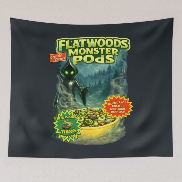 Item preview, Cryptid Cereals: Flatwoods Monster Pods designed and sold by FoxBaine Designs.