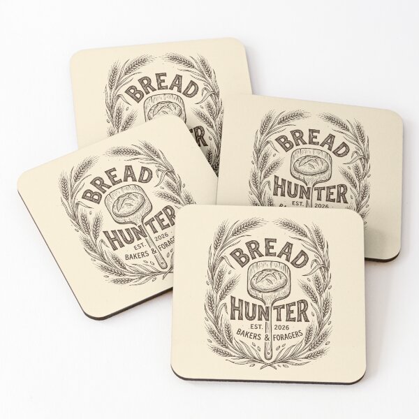 Item preview, Bread Hunter Bakery Vintage Illustration for Baking Enthusiasts designed and sold by SplashTastic.