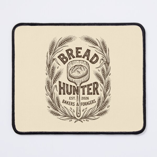 Item preview, Bread Hunter Bakery Vintage Illustration for Baking Enthusiasts designed and sold by SplashTastic.