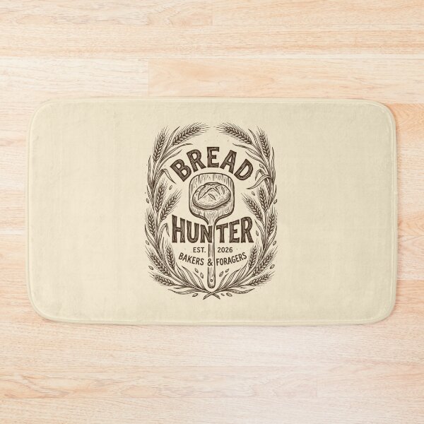 Item preview, Bread Hunter Bakery Vintage Illustration for Baking Enthusiasts designed and sold by SplashTastic.