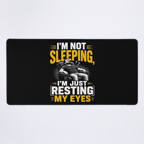 Item preview, I’m Not Sleeping I’m Just Resting My Eyes Funny Dad T-Shirt | Lazy Humor Graphic Tee designed and sold by FestivityFinds.
