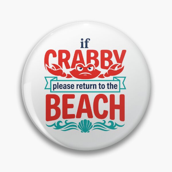 Item preview, Funny Crabby Beach Quote Summer Vacation Gift designed and sold by KroghDs.