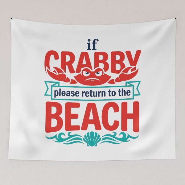 Item preview, Funny Crabby Beach Quote Summer Vacation Gift designed and sold by KroghDs.