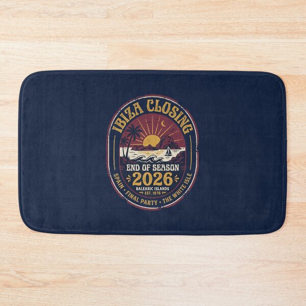 Item preview, Ibiza Closing Party 2026 Retro Beach and Electronic Music Design designed and sold by SplashTastic.