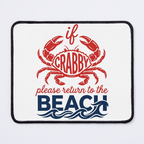 Item preview, Funny Crabby Beach Quote Summer Vacation Gift designed and sold by KroghDs.