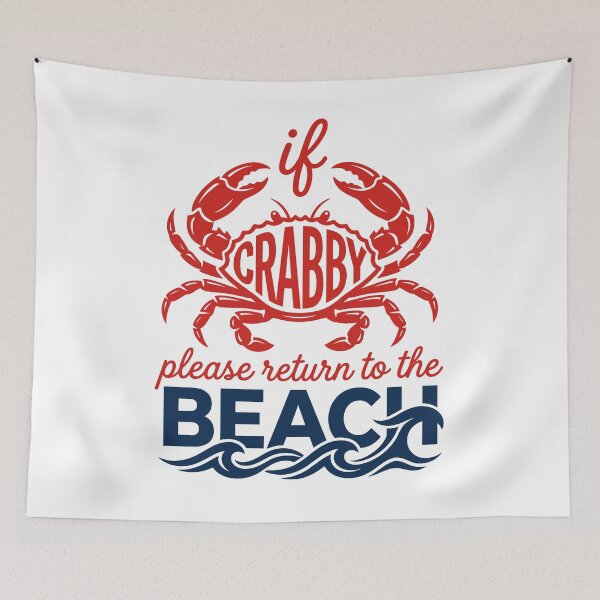 Item preview, Funny Crabby Beach Quote Summer Vacation Gift designed and sold by KroghDs.