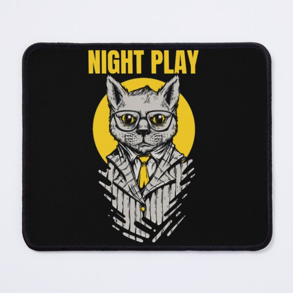 Item preview, Night Play Cool Cat - Sharp Pinstripe Suit Feline designed and sold by GenZFashion000.