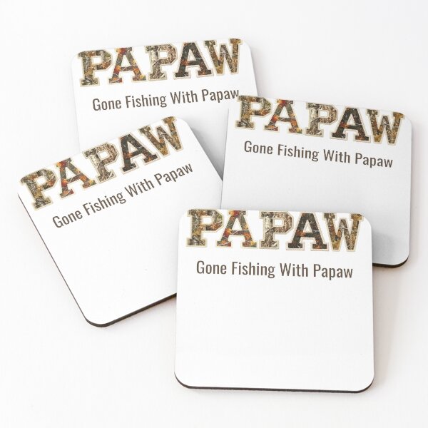Item preview, Gone Fishing With Papaw Shirt Design Camo Patchwork Grandpa Fishing Gift Tee designed and sold by Panom Suavichien.