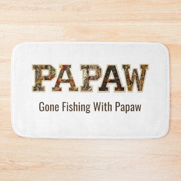 Item preview, Gone Fishing With Papaw Shirt Design Camo Patchwork Grandpa Fishing Gift Tee designed and sold by Panom Suavichien.