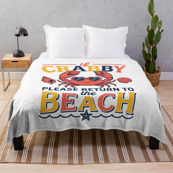 Item preview, Retro Sunglasses Crab Beach Vacation Quote designed and sold by KroghDs.