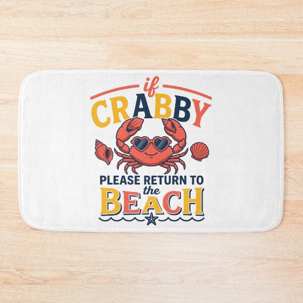 Item preview, Retro Sunglasses Crab Beach Vacation Quote designed and sold by KroghDs.