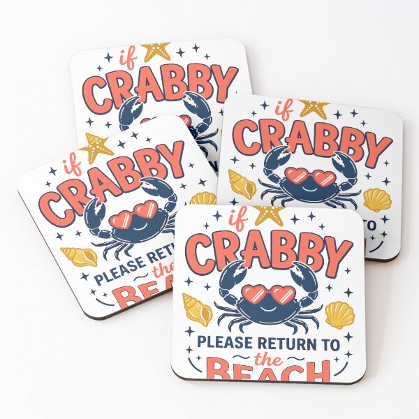 Item preview, Funny Crabby Beach Vacation Quote Gift designed and sold by KroghDs.
