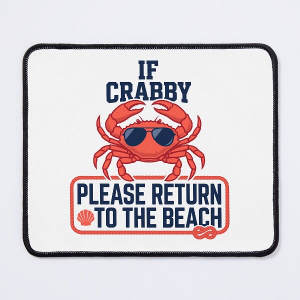 Item preview, Cool Aviator Sunglasses Crab Beach Vacation Quote designed and sold by KroghDs.