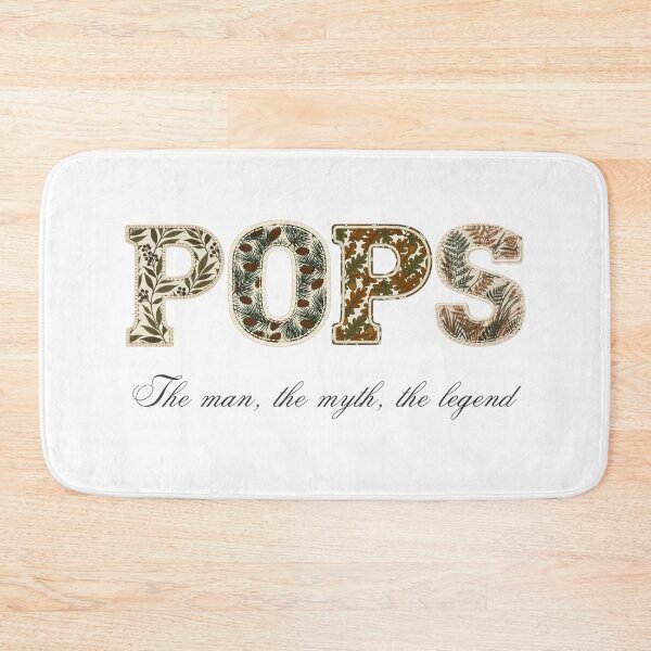 Item preview, Pops The Man The Myth The Legend Shirt Botanical Patchwork Vintage Father Gift designed and sold by Panom Suavichien.
