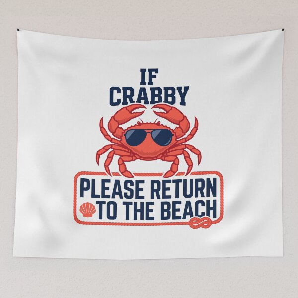 Item preview, Cool Aviator Sunglasses Crab Beach Vacation Quote designed and sold by KroghDs.