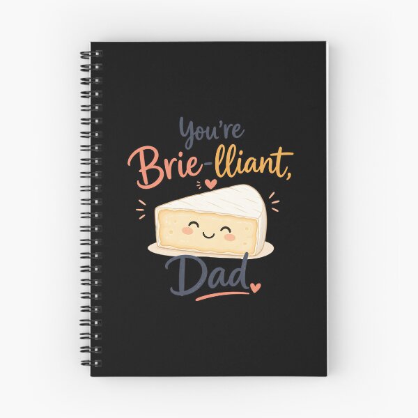Item preview, You’re Brie-lliant Dad Funny Cheese Pun Father’s Day T-Shirt designed and sold by FestivityFinds.
