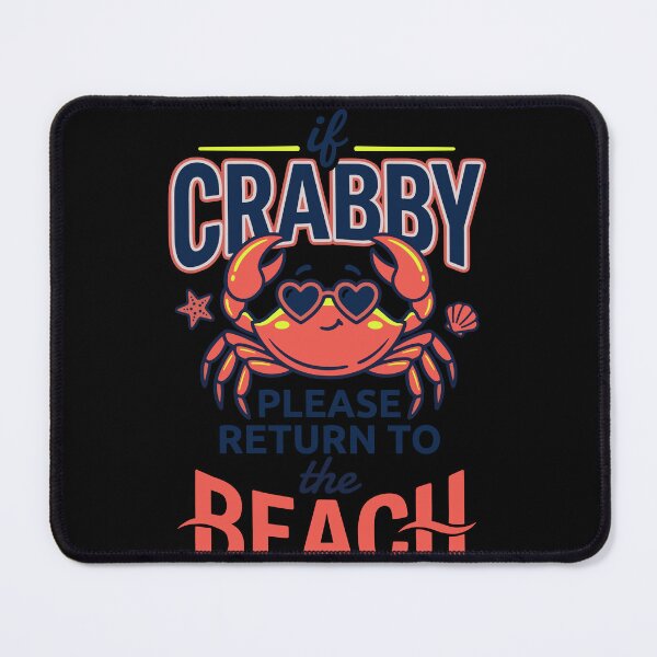 Item preview, Cute Heart Sunglasses Crab Beach Vacation Quote designed and sold by KroghDs.