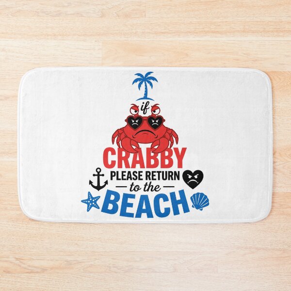 Item preview, Funny Grumpy Crab Beach Vacation Quote Gift designed and sold by KroghDs.