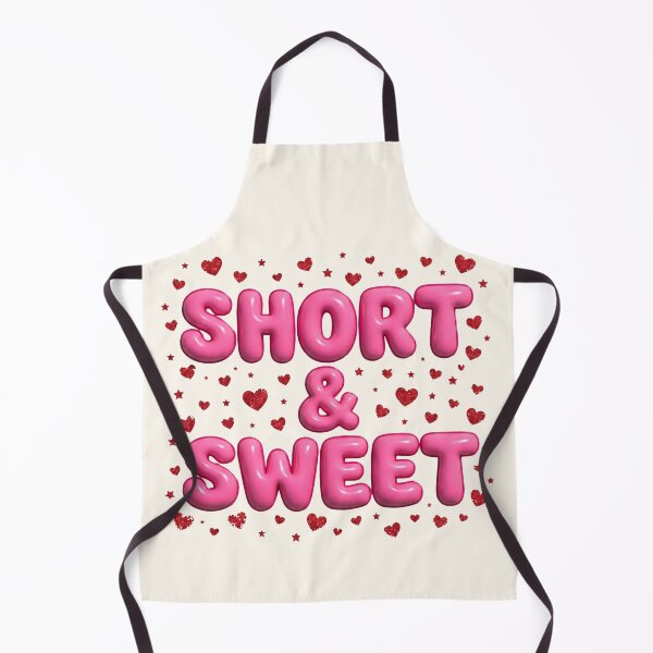 Item preview, Short and Sweet Pink Typography Cute Y2K Aesthetic with Romantic Hearts designed and sold by SplashTastic.