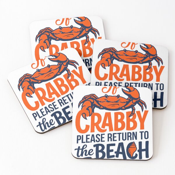 Item preview, Funny Grumpy Crab Beach Vacation Quote Gift designed and sold by KroghDs.