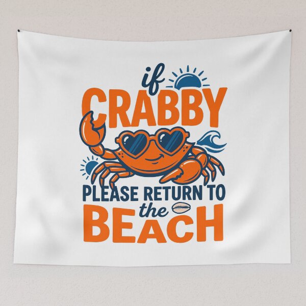 Item preview, Cute Heart Sunglasses Crab Beach Vacation Quote designed and sold by KroghDs.