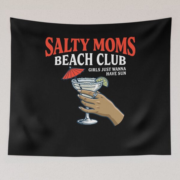 Item preview, Salty Moms Beach Club Margarita Summer Vacation designed and sold by KroghDs.