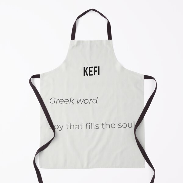 Item preview, KEFI – Greek Word for Joy That Fills the Soul Minimalist Typography Design designed and sold by Mastalina99.