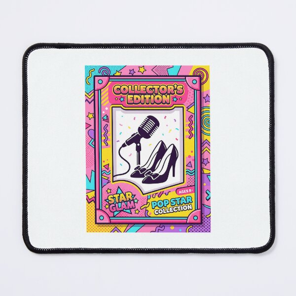 Item preview, Pop Star Collector Edition Memphis Style Art with Vibrant 90s Aesthetic designed and sold by SplashTastic.