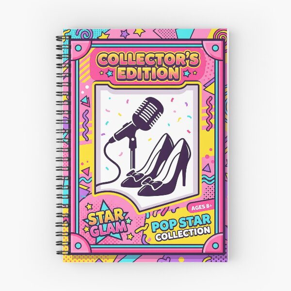 Item preview, Pop Star Collector Edition Memphis Style Art with Vibrant 90s Aesthetic designed and sold by SplashTastic.