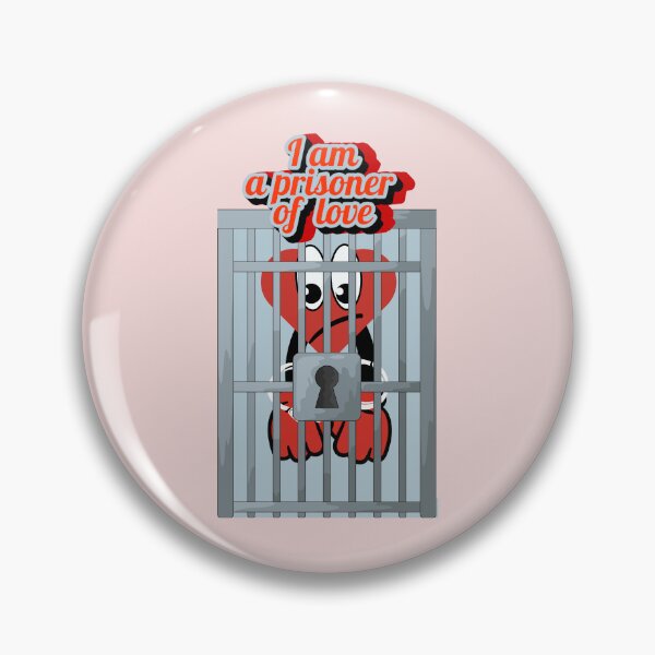 Item preview, Prisoner of Love – Funny Heart in Handcuffs Graphic T-Shirt designed and sold by Aimetoi.