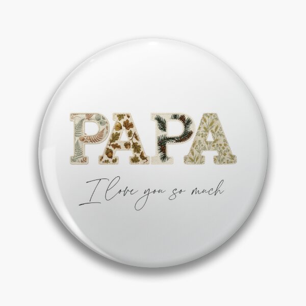 Item preview, Papa I Love You So Much Shirt Design Botanical Patchwork Cute Gift From Kids designed and sold by Panom Suavichien.