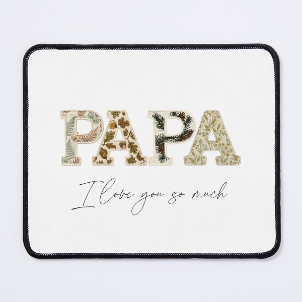 Item preview, Papa I Love You So Much Shirt Design Botanical Patchwork Cute Gift From Kids designed and sold by Panom Suavichien.
