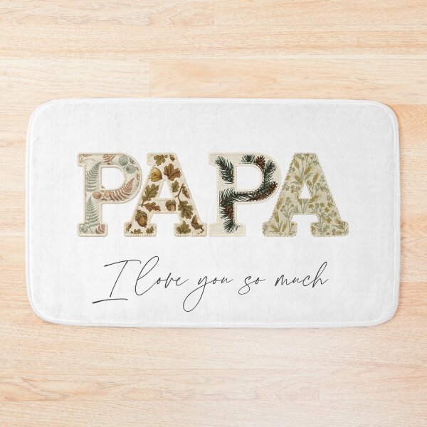 Item preview, Papa I Love You So Much Shirt Design Botanical Patchwork Cute Gift From Kids designed and sold by Panom Suavichien.