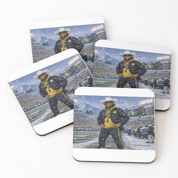 Item preview, Coach Prime Deion Sanders Colorado Buffaloes football designed and sold by The Art Queen Of Michigan .