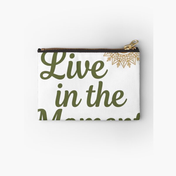 Item preview, Live in the Moment | Minimalist Boho Sun Aesthetic Quote Shirt designed and sold by Red66circle.
