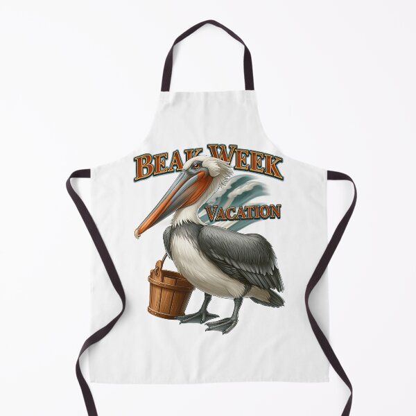 Item preview, Beak Week Vacation Pelican Beach Bird designed and sold by Marcikart.