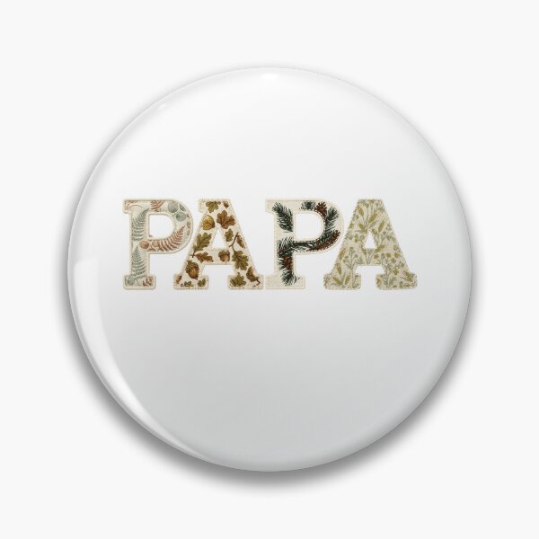Item preview, Papa Botanical Faux Patchwork Vintage Father Grandpa Cottagecore Minimal Design designed and sold by Panom Suavichien.