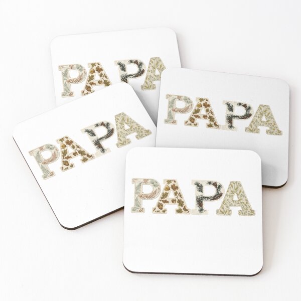 Item preview, Papa Botanical Faux Patchwork Vintage Father Grandpa Cottagecore Minimal Design designed and sold by Panom Suavichien.