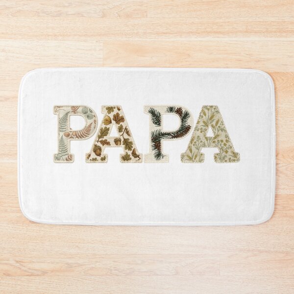 Item preview, Papa Botanical Faux Patchwork Vintage Father Grandpa Cottagecore Minimal Design designed and sold by Panom Suavichien.