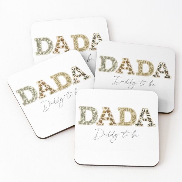 Item preview, Daddy To Be Shirt Design Pregnancy Reveal New Dad Gift Botanical Patchwork designed and sold by Panom Suavichien.
