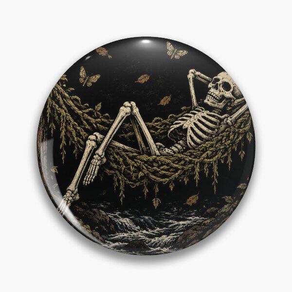 Item preview, Rest in Peace Skeleton Vine Hammock designed and sold by halesyeahhh.