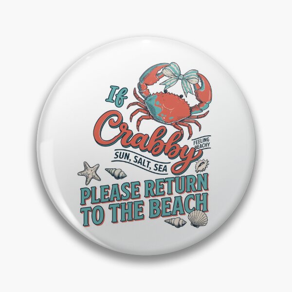 Item preview, If Crabby Please Return To The Beach Funny Crab designed and sold by KroghDs.