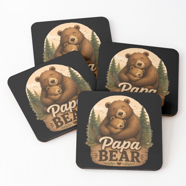 Item preview, Papa Bear Cute Woodland Father’s Day T-Shirt designed and sold by FestivityFinds.