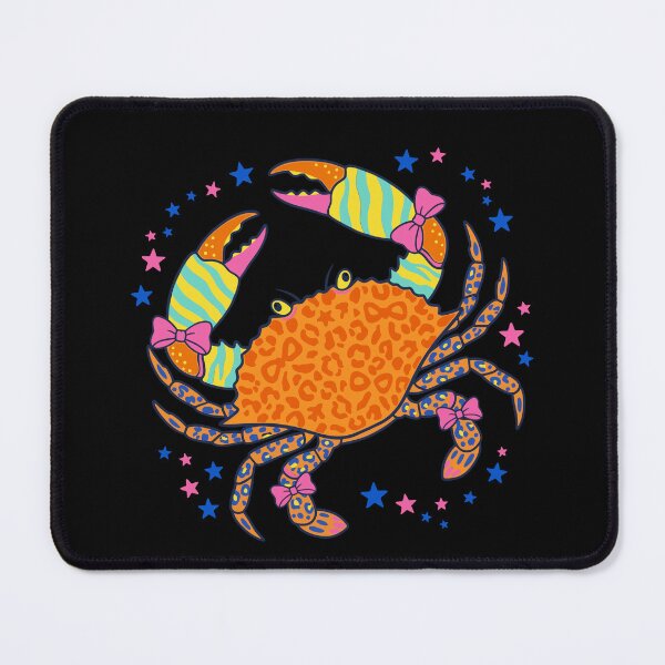 Item preview, Coquette Crab Leopard Print Preppy Summer Beach designed and sold by KroghDs.