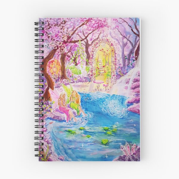 Item preview, Pink Fairy world in magical land designed and sold by ZiehrArt.
